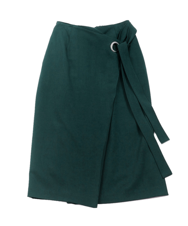 グリーンラップ風スカート | ラインナップ | ファッションレンタル【EDIST. CLOSET】