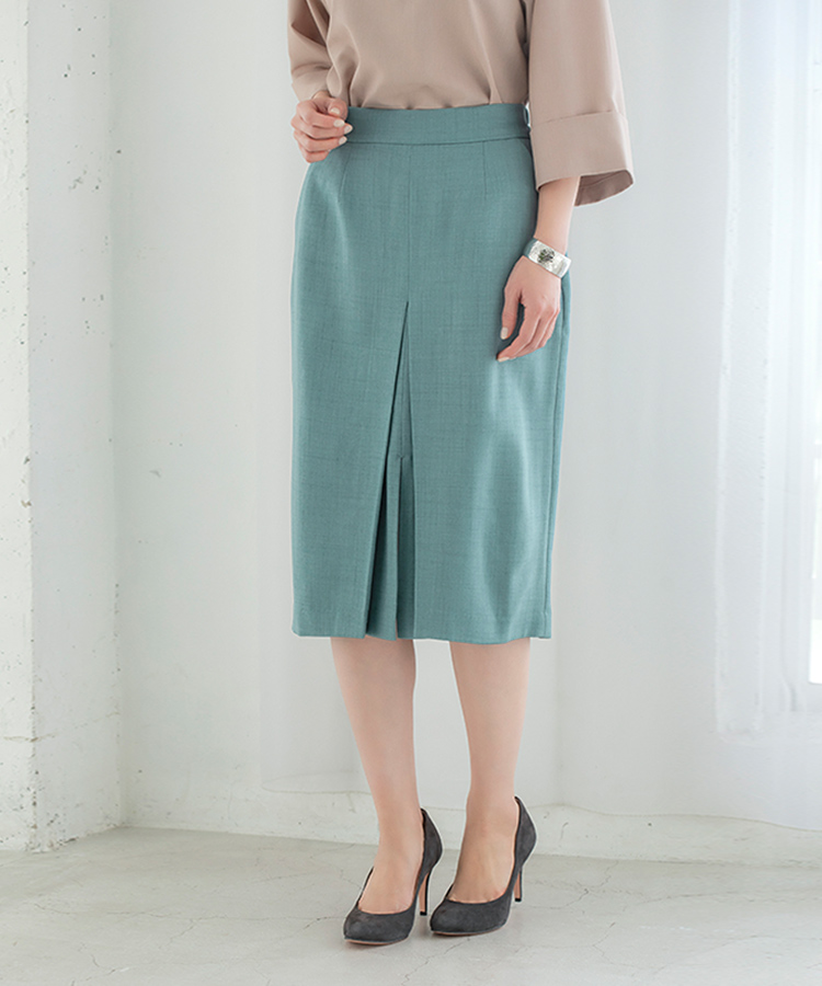 ライトブルータックタイトスカート | ラインナップ | ファッションレンタル【EDIST. CLOSET】