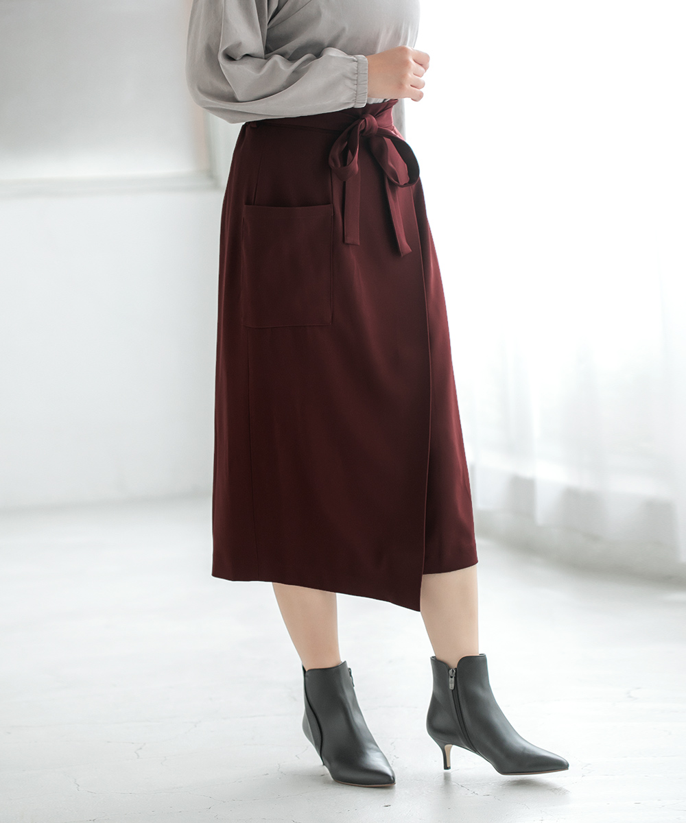 ウエストリボンラップ風スカート | ラインナップ | ファッションレンタル【EDIST. CLOSET】