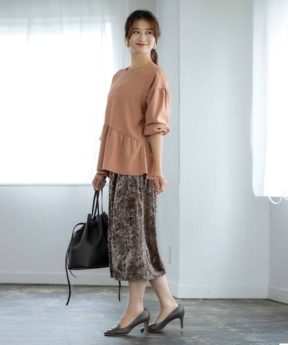 クラッシュベロアセミタイトスカート | ラインナップ | ファッションレンタル【EDIST. CLOSET】