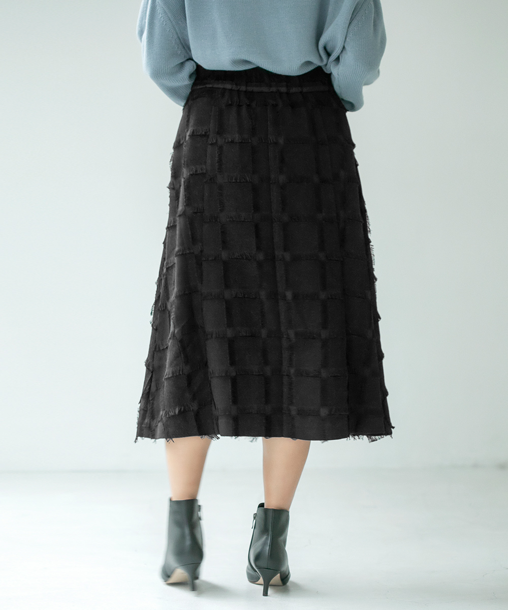 カットジャガードパイピングスカート | ラインナップ | ファッションレンタル【EDIST. CLOSET】