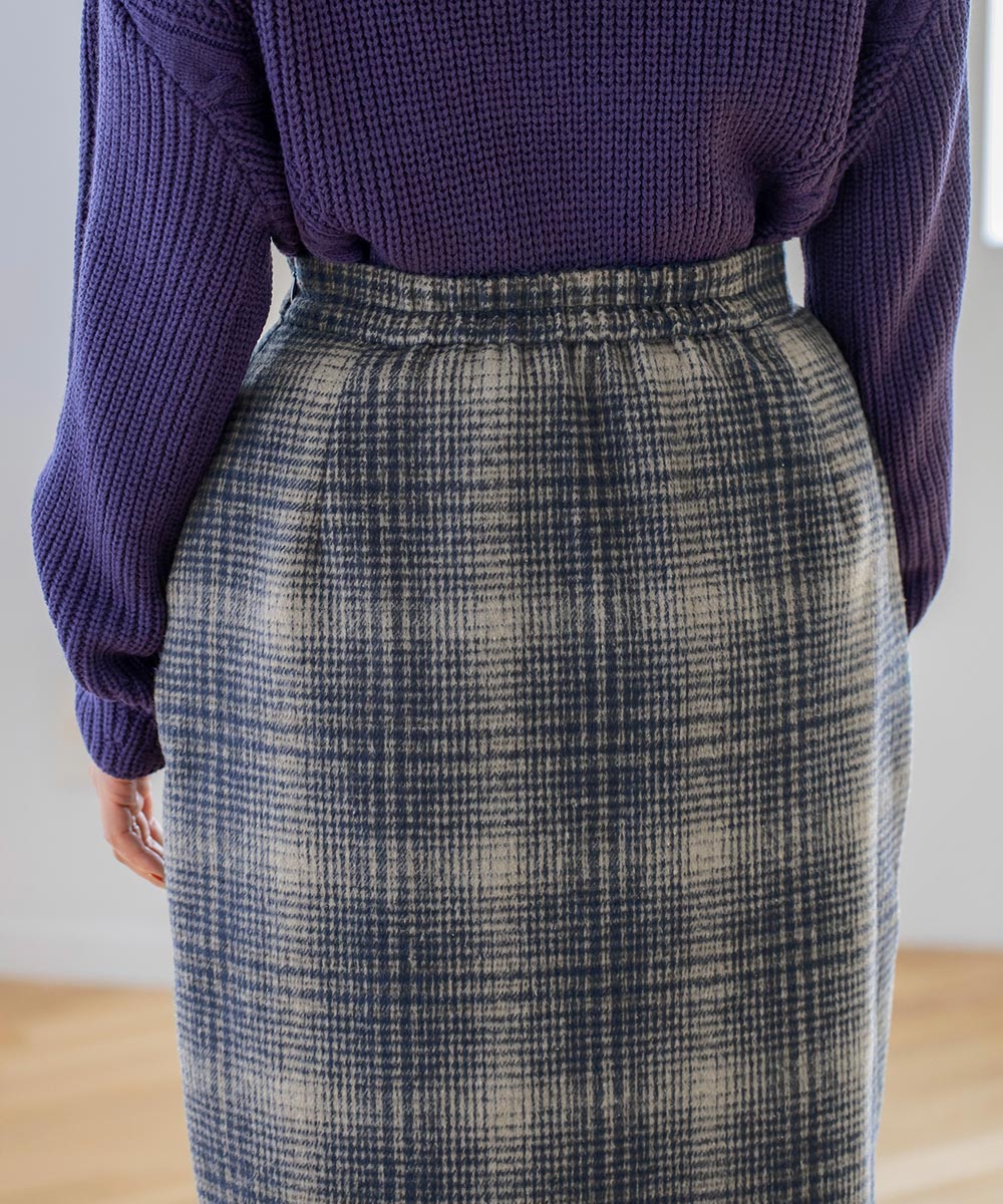 パイピングチェックタイトスカート | ラインナップ | ファッションレンタル【EDIST. CLOSET】