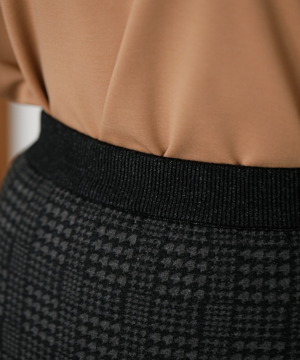 グレンチェックジャガードニットスカート | ラインナップ | ファッションレンタル【EDIST. CLOSET】