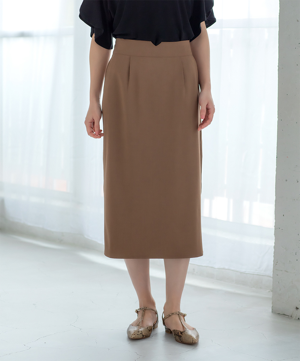 モカブラウンロングタイトスカート | ラインナップ | ファッションレンタル【EDIST. CLOSET】