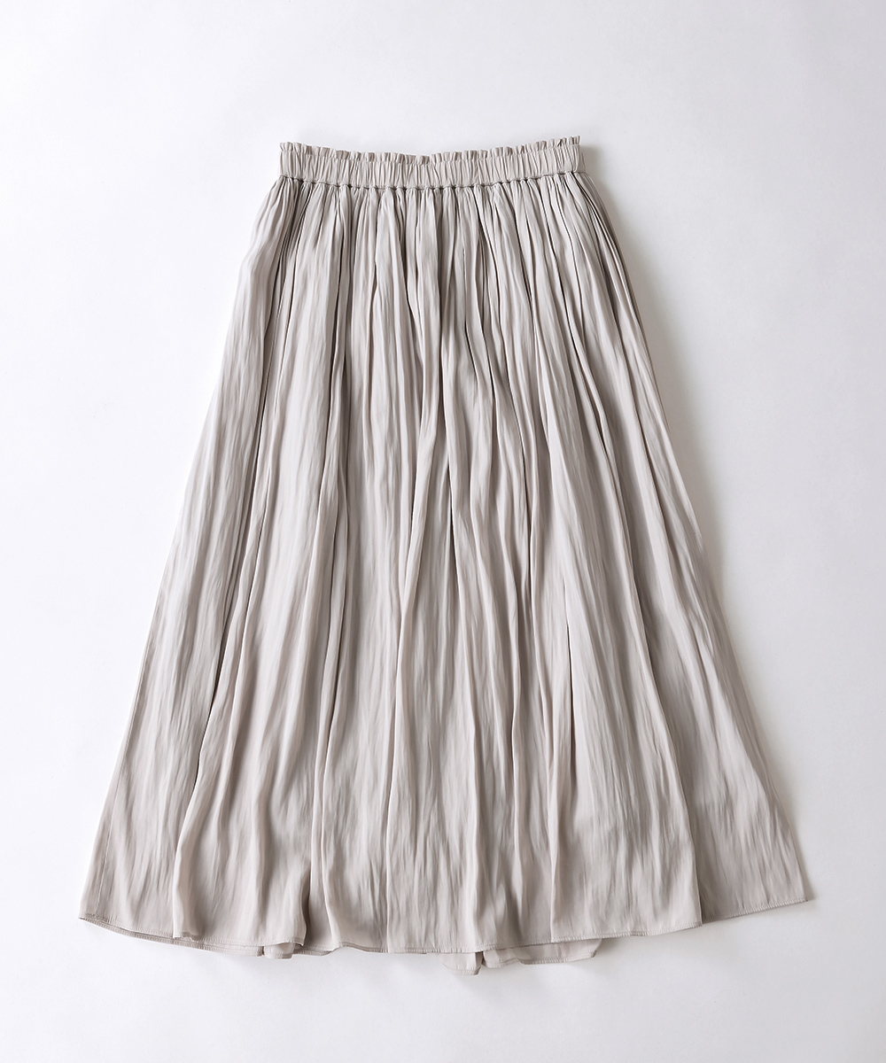 パウダーサテンギャザースカート | ラインナップ | ファッションレンタル【EDIST. CLOSET】