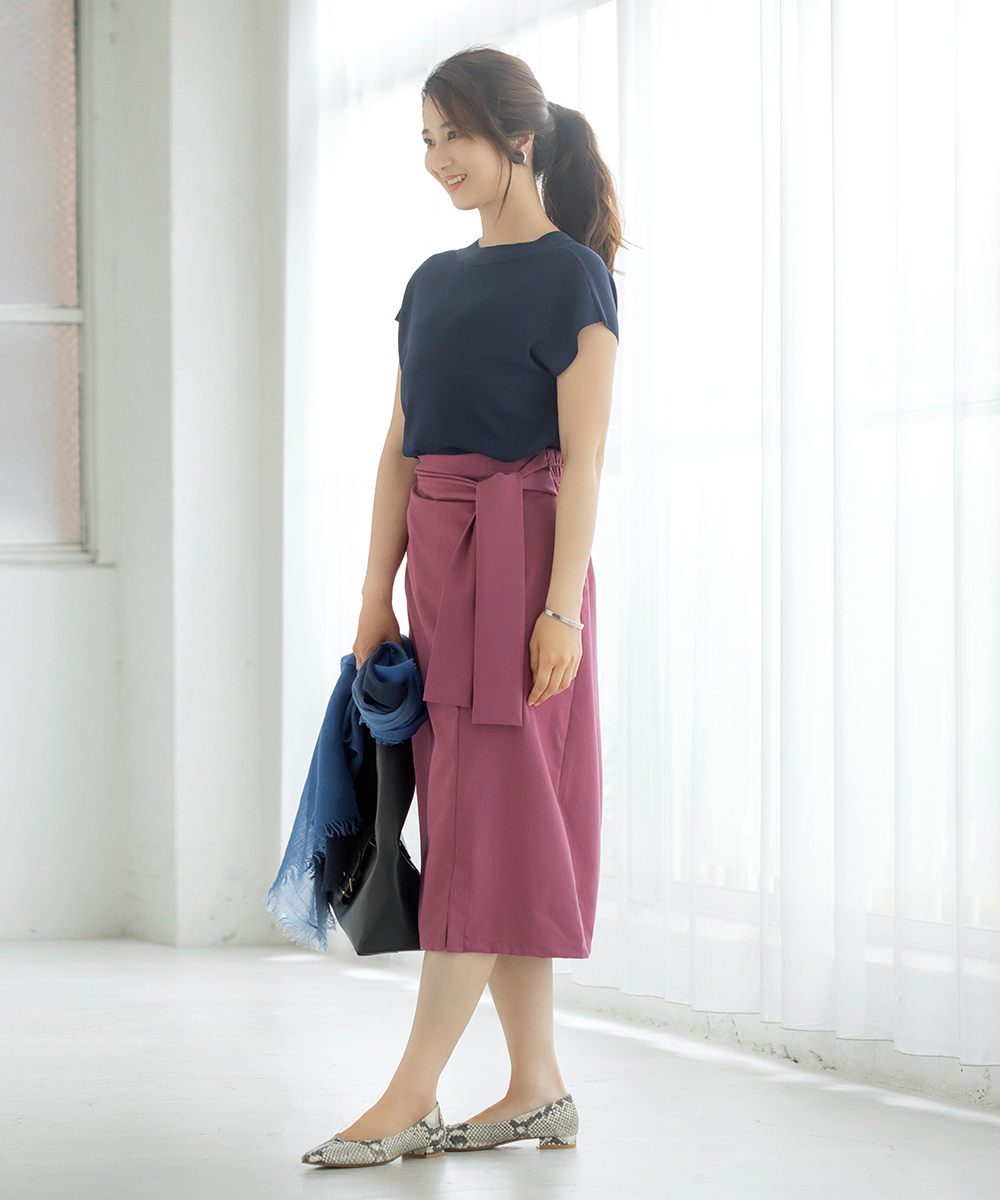 ワイドリボンセミタイトスカート | ラインナップ | ファッションレンタル【EDIST. CLOSET】