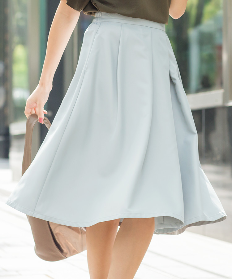 グレイッシュブルーメモリースカート | ラインナップ | ファッションレンタル【EDIST. CLOSET】